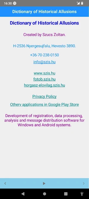 Dict. Of Historical Allusions Screenshot 3