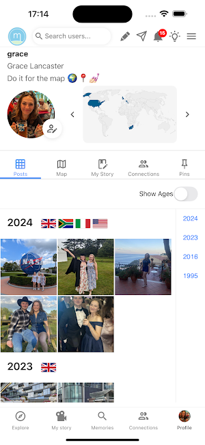Memories Map Screenshot 0