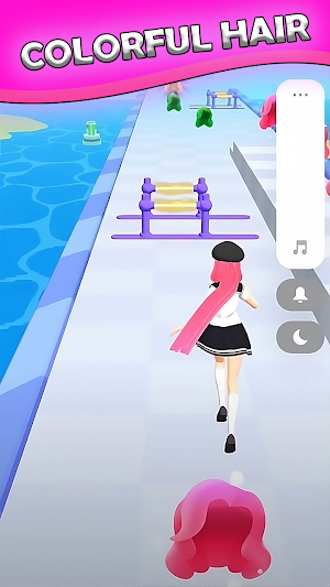Hair Dance - Music Race 3D Screenshot 1