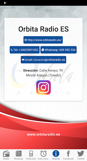 Orbita Radio ES Screenshot 3