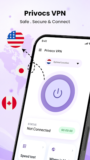 Privocs VPN : Safe & Secure Screenshot 0