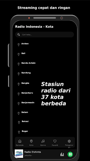 Radio Indonesia Screenshot 1