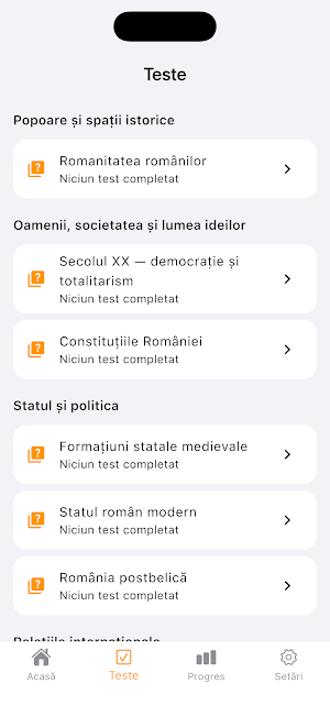 Bac Istorie Screenshot 1