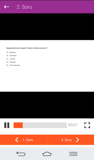 Fen Bilimleri Video Çözüm Screenshot 2