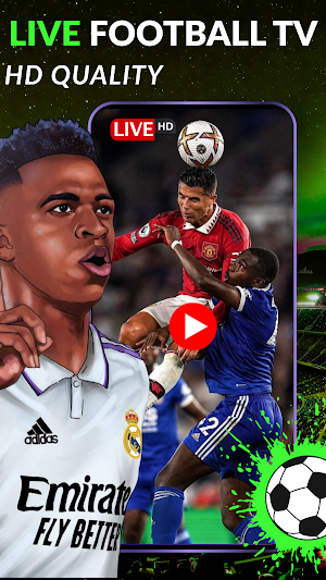 Live Football TV HD Streaming Screenshot 1