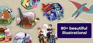 Baby Puzzles: Dinos & Animals Screenshot 3