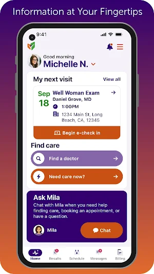 MemorialCare Screenshot 2
