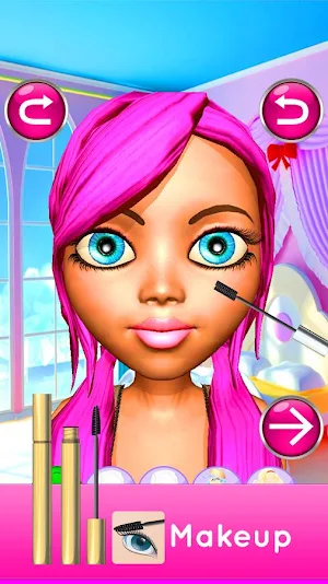 Princess Salon: Make Up Fun 3D Screenshot 0
