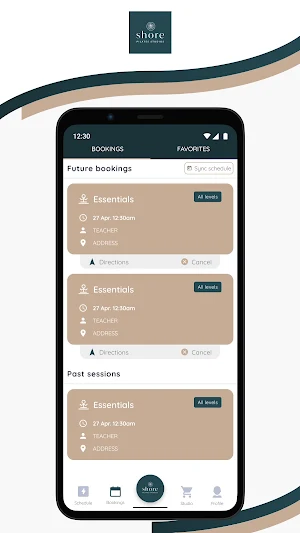 Shore Pilates Studios Screenshot 2