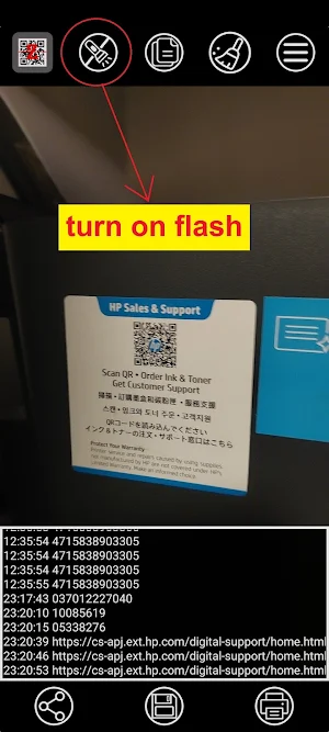 QR code scanner Screenshot 0