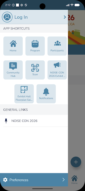 NOISE-CON 2O26 Screenshot 1