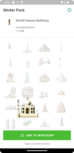 Famous Buildings WAStickerApps Screenshot 3