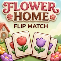 Flower Home: Flip Match