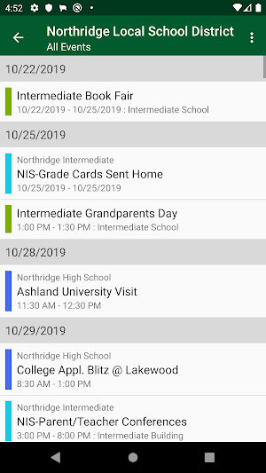 Northridge Local School District Screenshot 2
