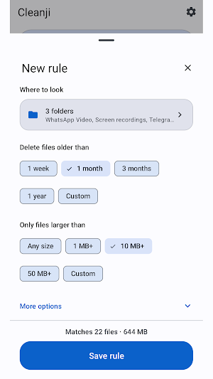 Cleanji: Photo & Video Cleaner Screenshot 3