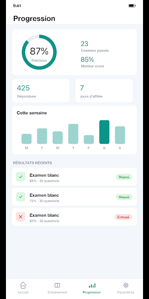 Aide-Soignant Concours QCM Screenshot 3