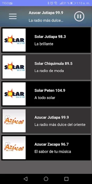 Estereo Solar Guatemala Screenshot 2