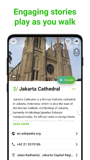Jakarta Tour Guide:SmartGuide Screenshot 1