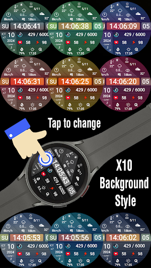 N-SPORT711 MultiNews WatchFace Screenshot 3