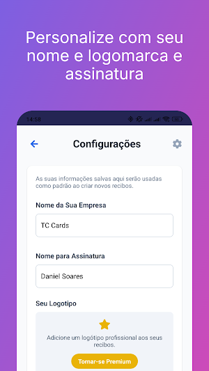 Recibo Fácil Fácil Screenshot 2