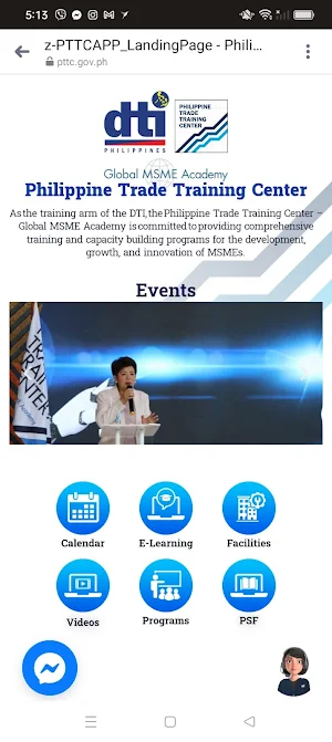 PTTC GMEA Screenshot 1