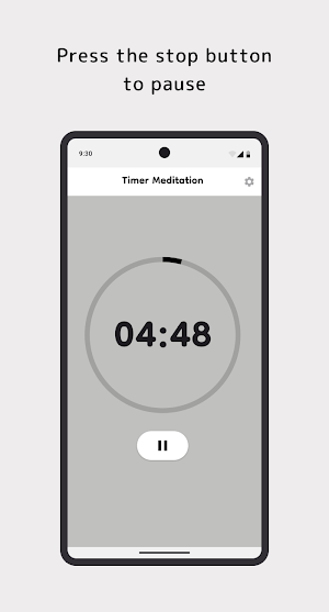 Minimal Timer Meditation Screenshot 1