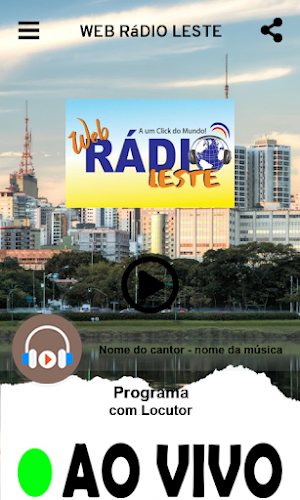 Web Rádio Leste Screenshot 1