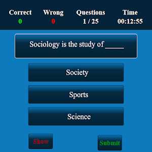 Sociology MCQ Screenshot 1
