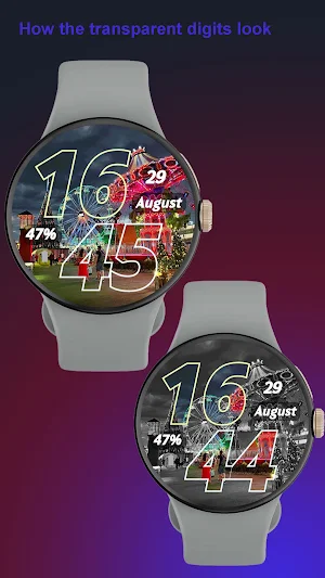 Beautiful Sights Watch Face Screenshot 1