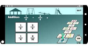Hopscotch - Adding Fractions Screenshot 0