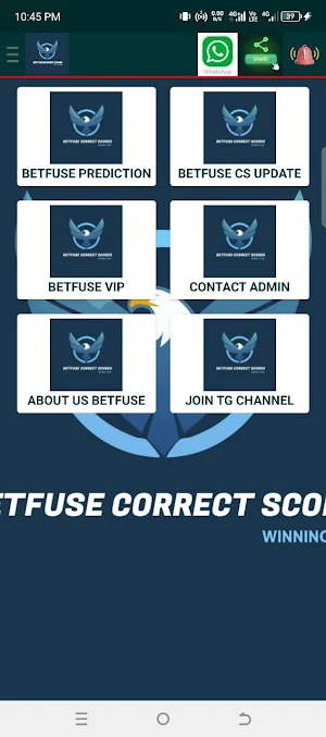 BETFUSE CORRECT SCORES Screenshot 0