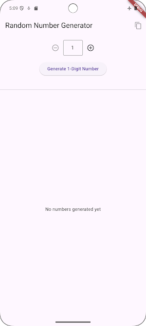Simple Random Number Generator Screenshot 1