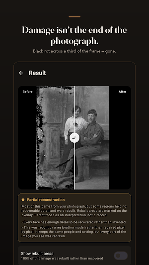 Heirloom: Restore Old Photos Screenshot 1