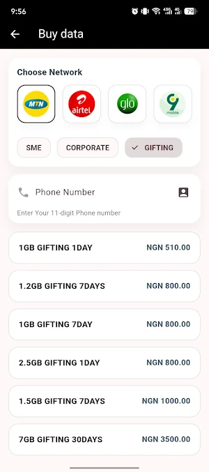 Daurawa Subdata Screenshot 2
