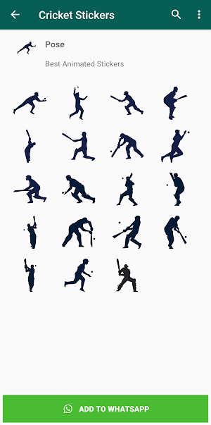 WAStickerApps - Cricket Stickers for WhatsApp Screenshot 2