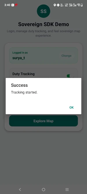 SovereignDemoSDK Screenshot 2