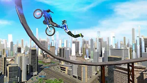 Bike Stunts 3D - Rooftop Challenge Screenshot 3