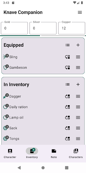 Knave Companion Screenshot 2