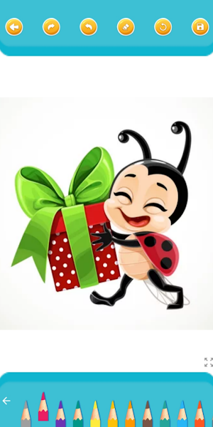 Cartoon Ladybug Coloring Screenshot 3