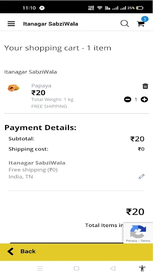Itanagar SabziWala Screenshot 1