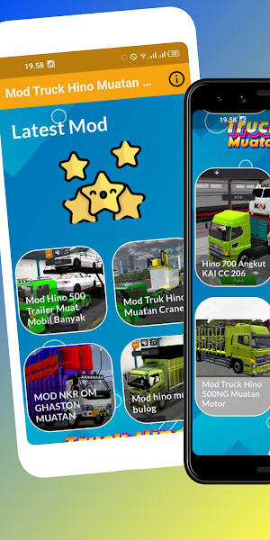 Mod Truk Hino Muatan Berat Screenshot 2