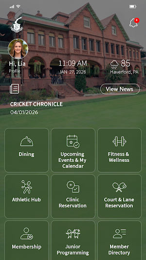 The Merion Cricket Club Screenshot 1