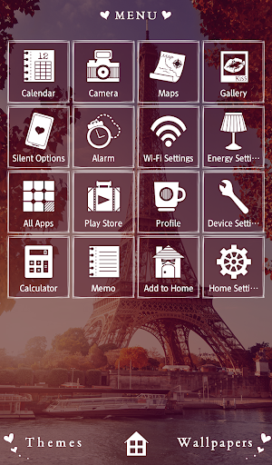 Beautiful Wallpaper Paris in Autumn Theme Screenshot 1