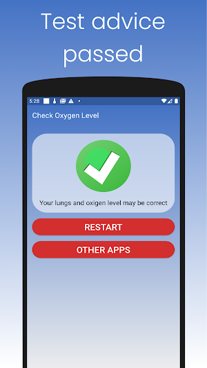 Check Oxygen Level - Lung Capacity Screenshot 1