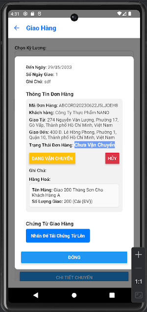 NANO TMS Screenshot 1
