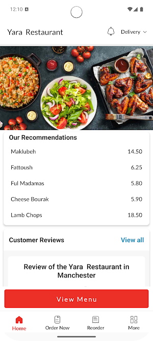 Yara Restaurant Screenshot 1