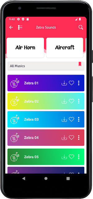Zebra Sounds Screenshot 1