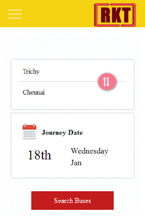 RKT Tours And Travels Screenshot 0