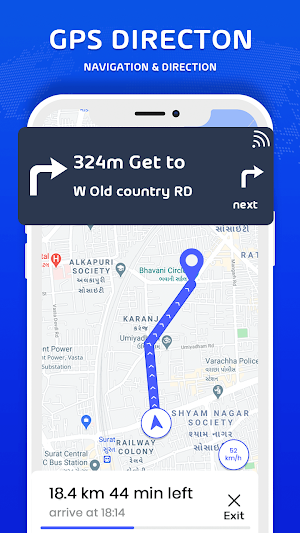 GPS Route Finder - Navigation Screenshot 0