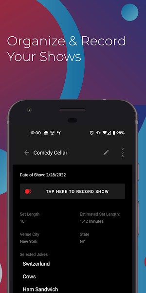 Standupr - Tool for Comedians Screenshot 2